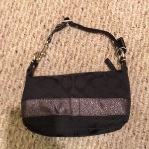 Small black Coach handbag